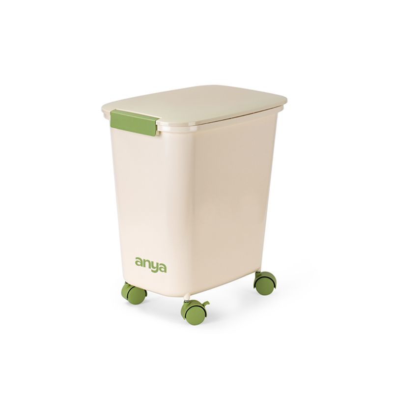 Slim FlipLock Container 20L w/ Wheels