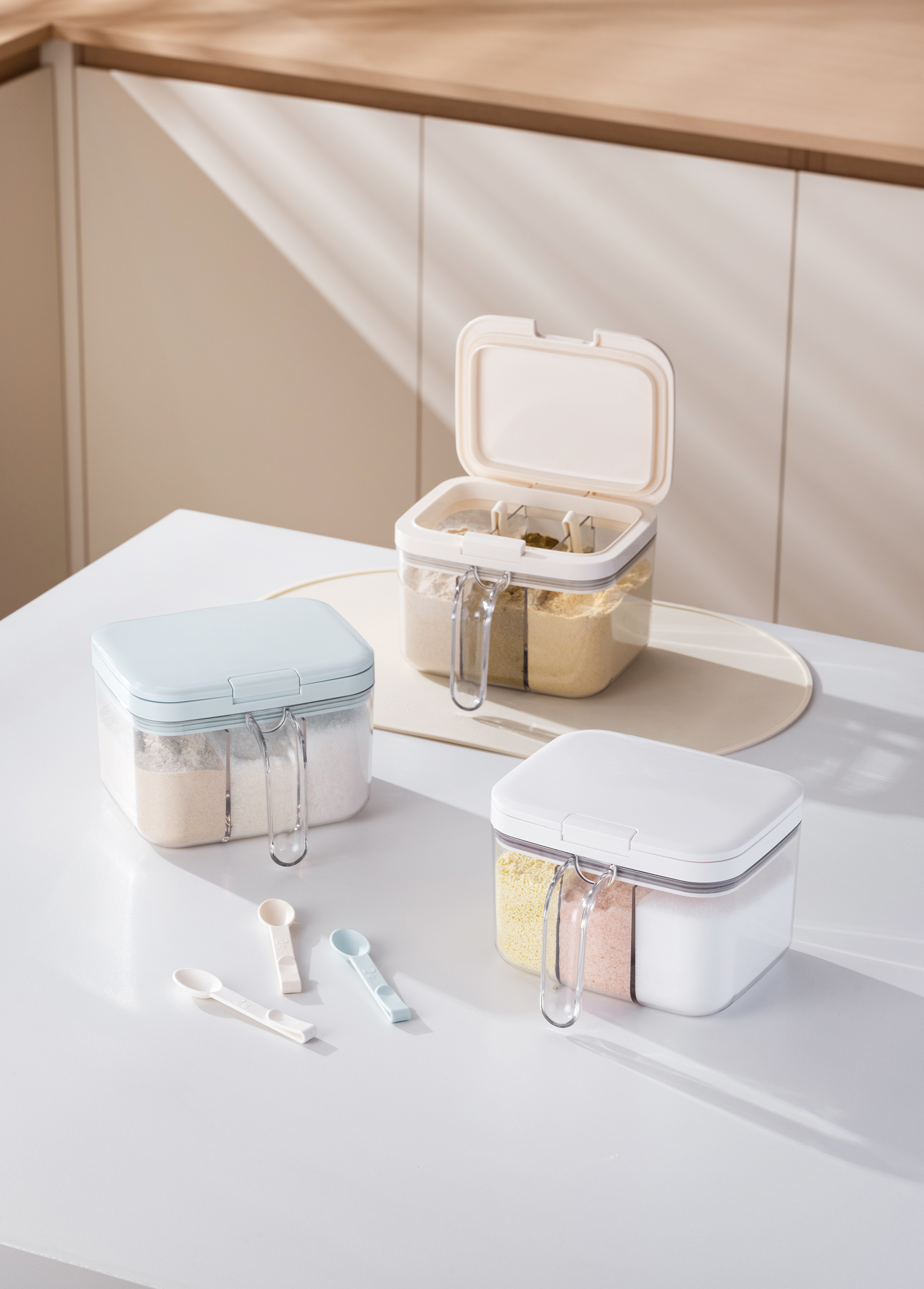 multi-grids seasoning box