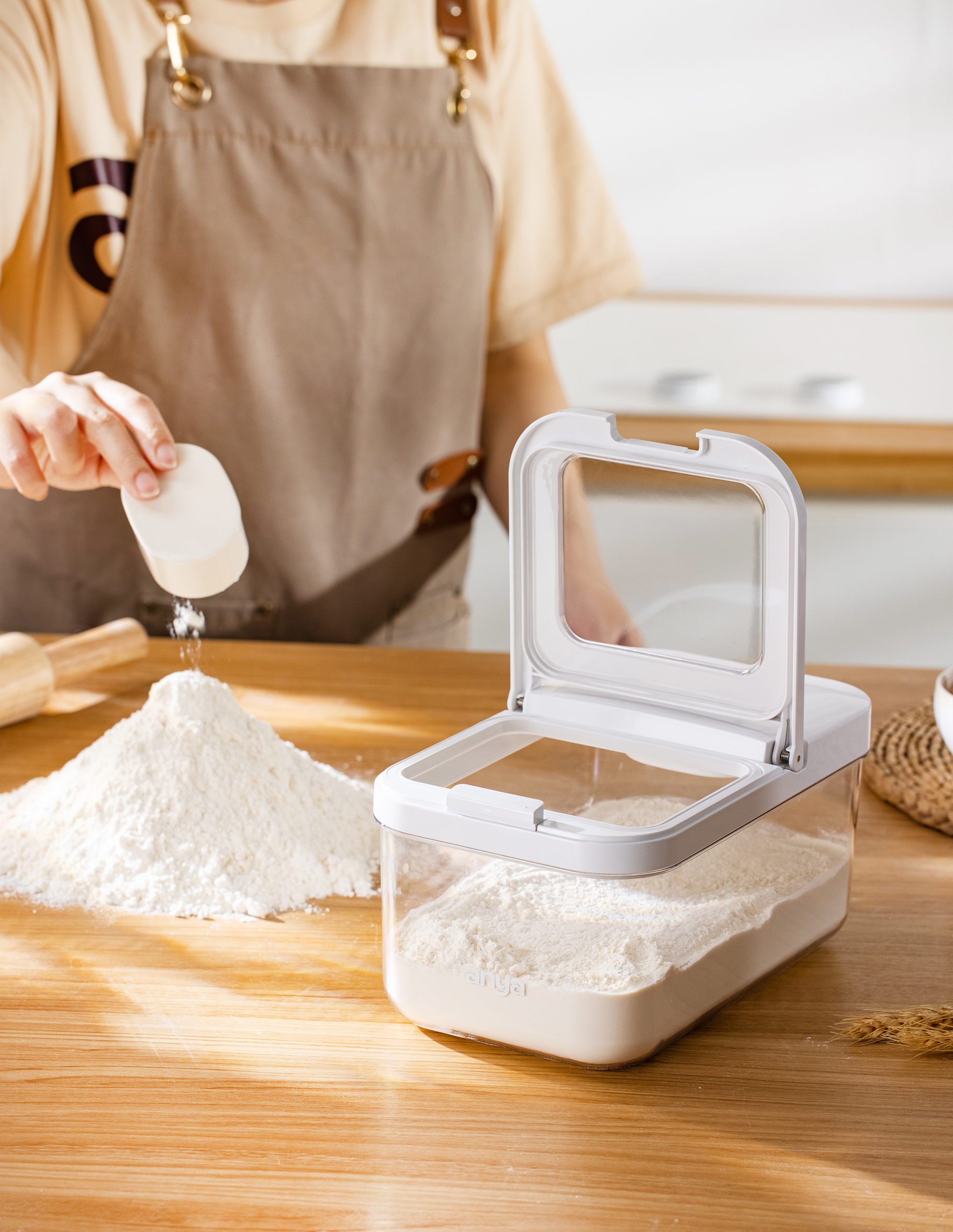 Horizontal Drawer Rice Box